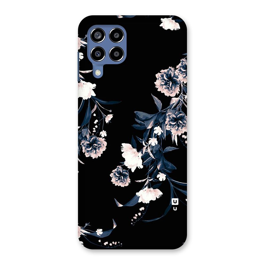 White Flora Back Case for Galaxy M53 5G