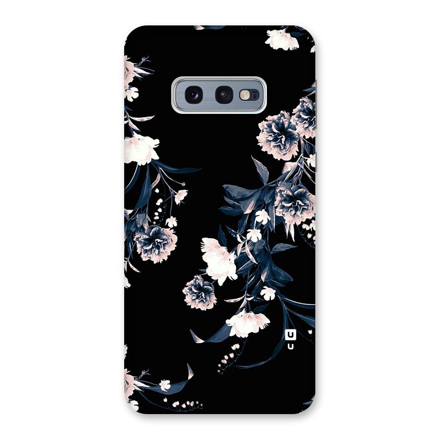 White Flora Back Case for Galaxy S10e