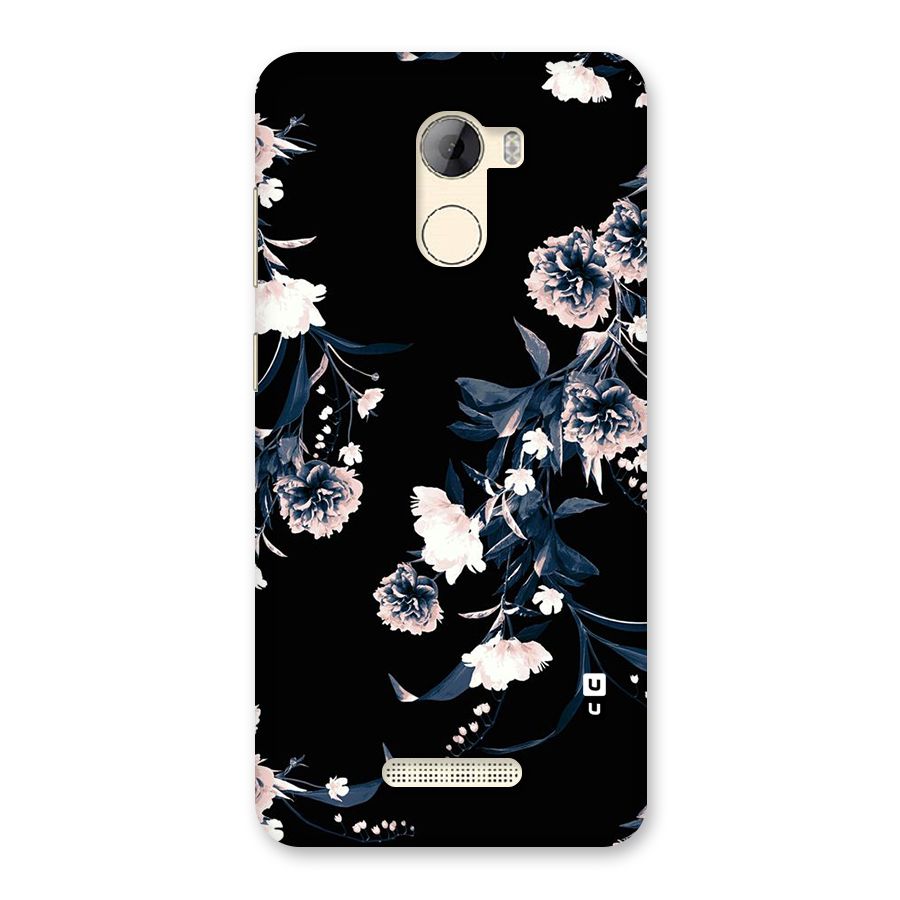 White Flora Back Case for Gionee A1 LIte