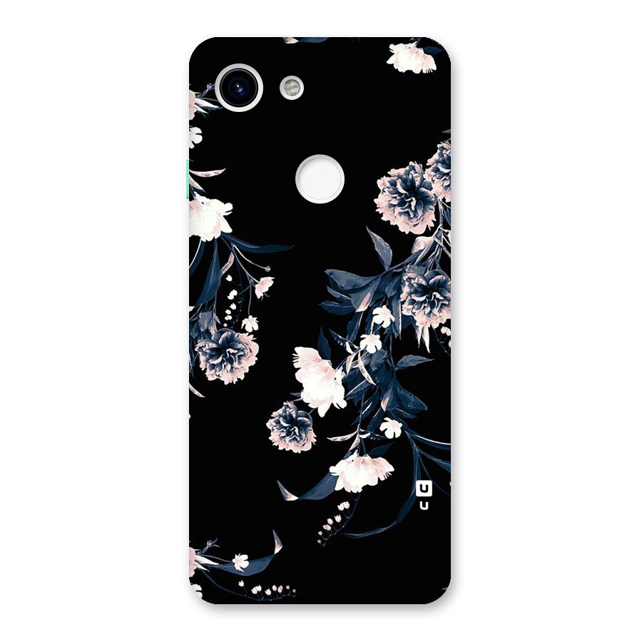 White Flora Back Case for Google Pixel 3