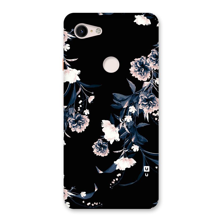 White Flora Back Case for Google Pixel 3 XL