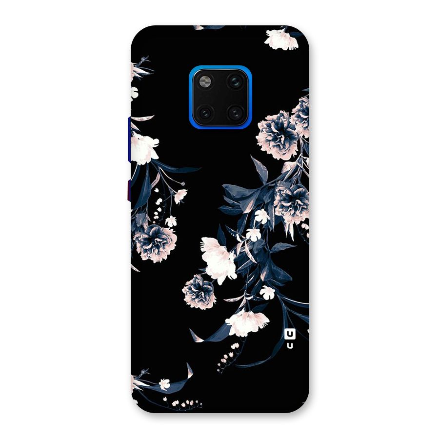 White Flora Back Case for Huawei Mate 20 Pro