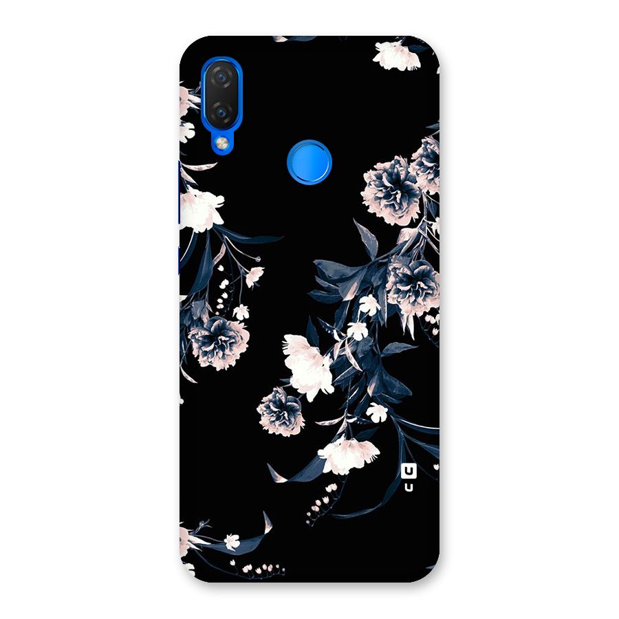 White Flora Back Case for Huawei P Smart+