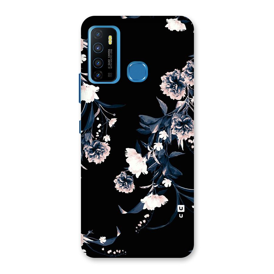 White Flora Back Case for Infinix Hot 9