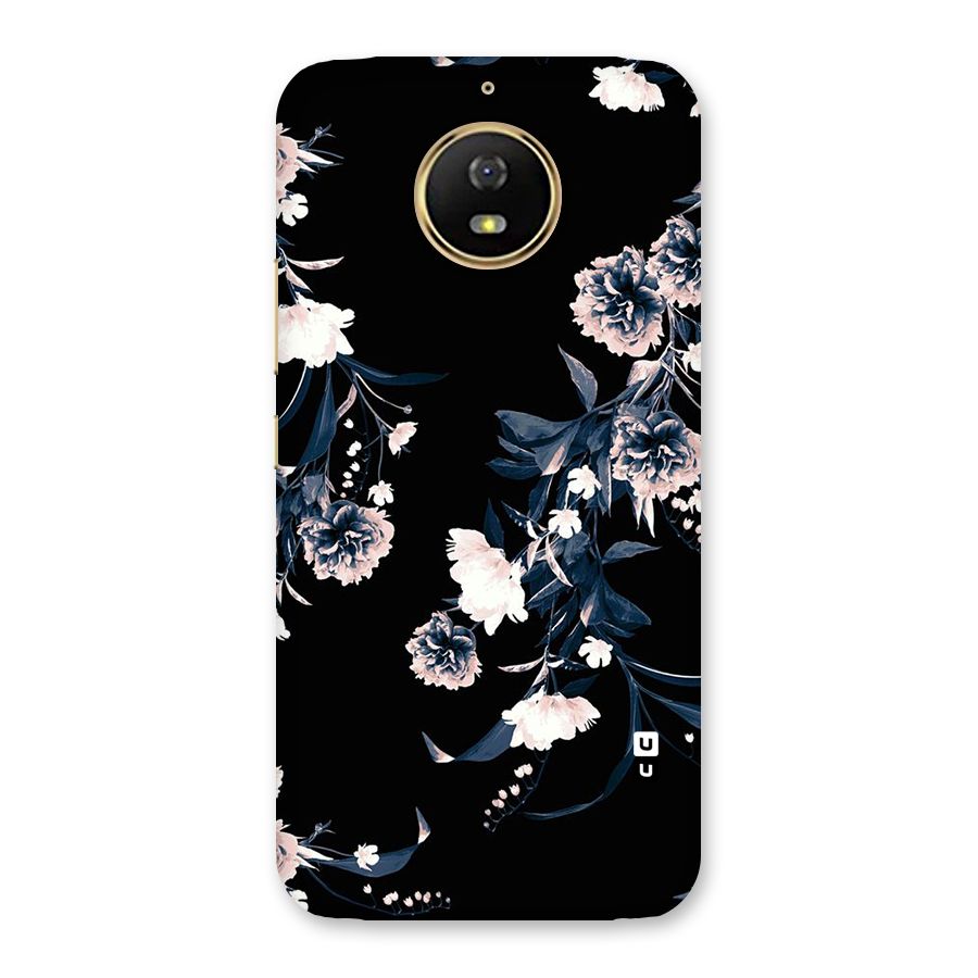 White Flora Back Case for Moto G5s