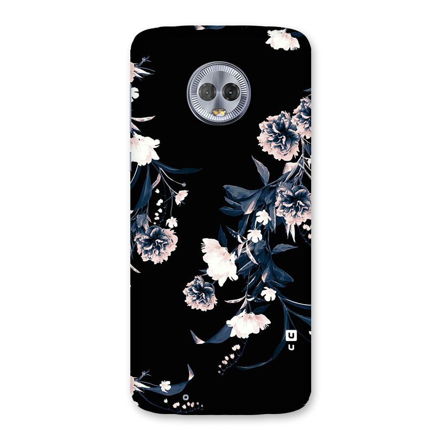 White Flora Back Case for Moto G6