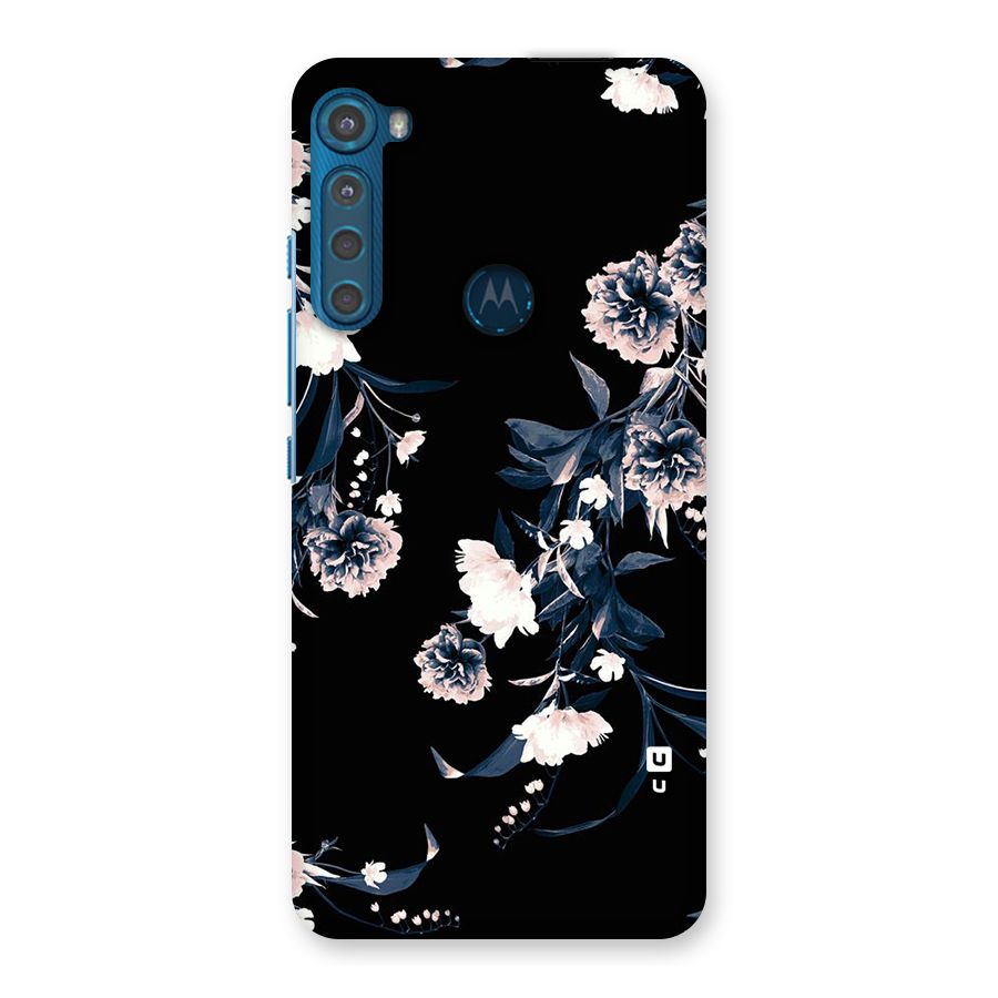White Flora Back Case for Motorola One Fusion Plus