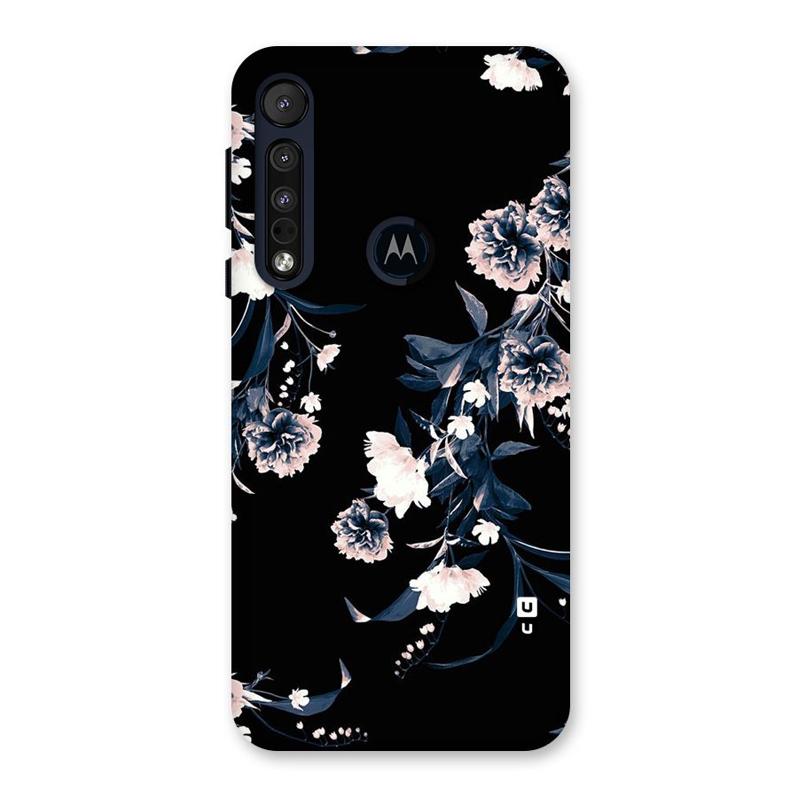 White Flora Back Case for Motorola One Macro