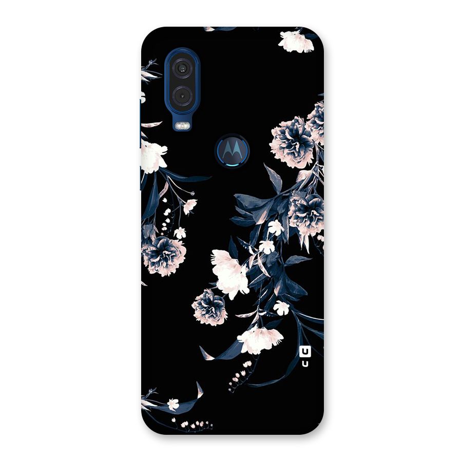 White Flora Back Case for Motorola One Vision