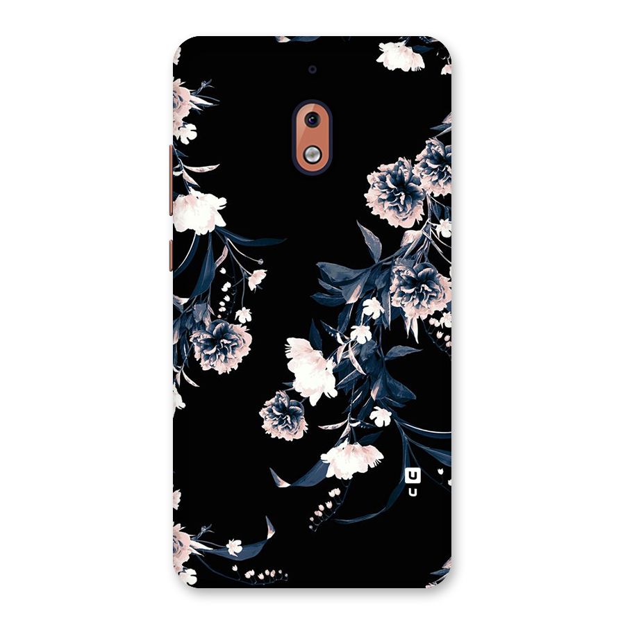 White Flora Back Case for Nokia 2.1