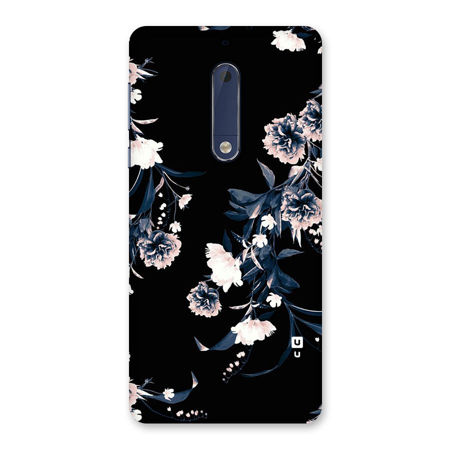 White Flora Back Case for Nokia 5