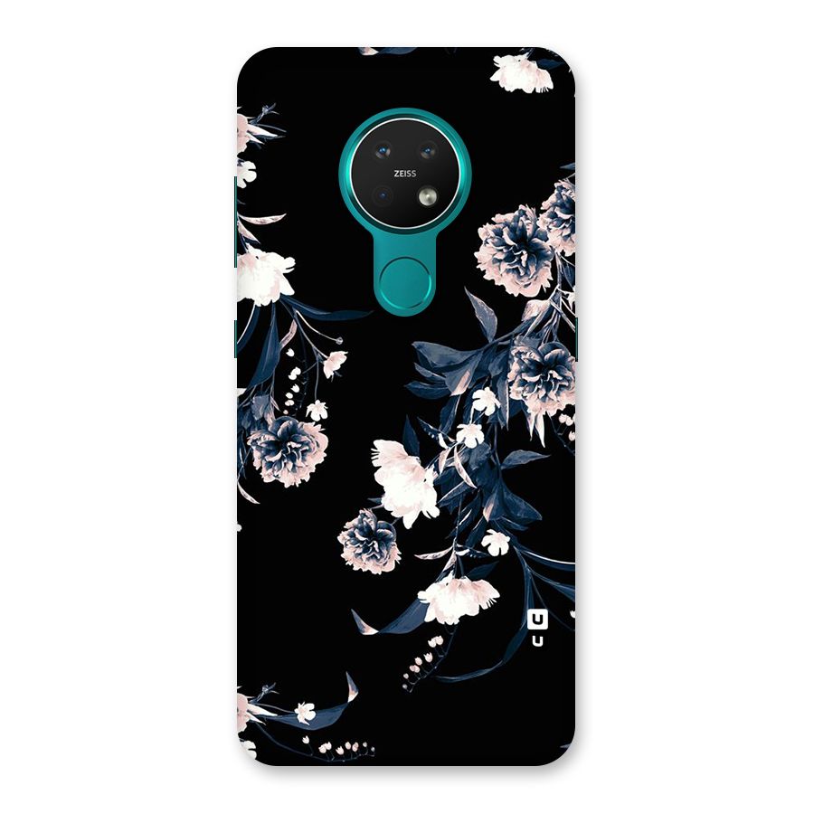 White Flora Back Case for Nokia 7.2