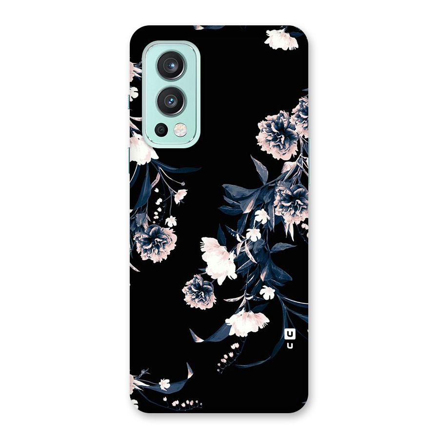 White Flora Back Case for OnePlus Nord 2 5G