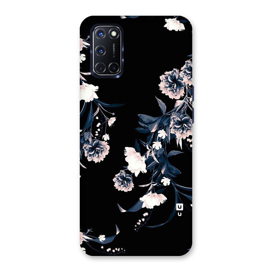 White Flora Back Case for Oppo A52