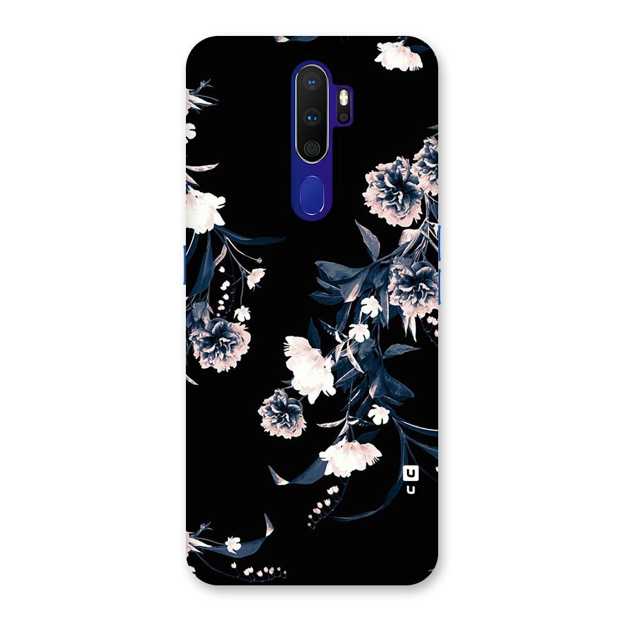 White Flora Back Case for Oppo A9 (2020)