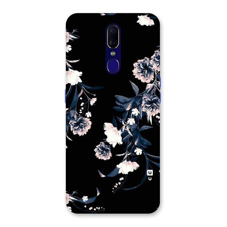White Flora Back Case for Oppo F11