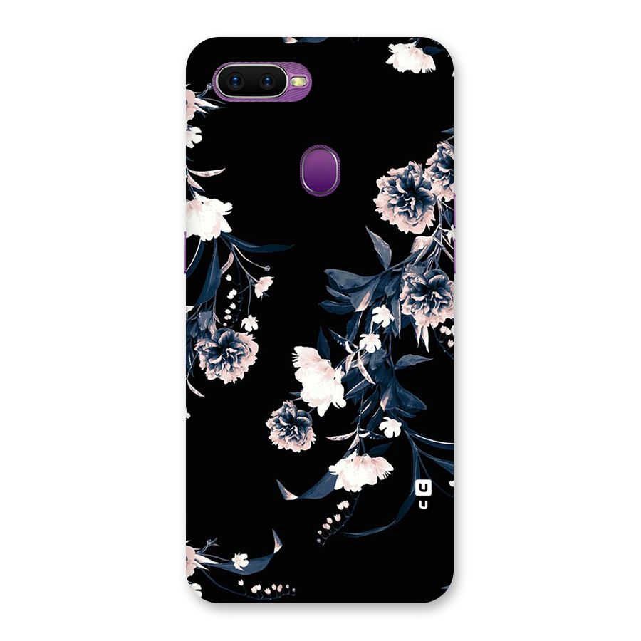 White Flora Back Case for Oppo F9