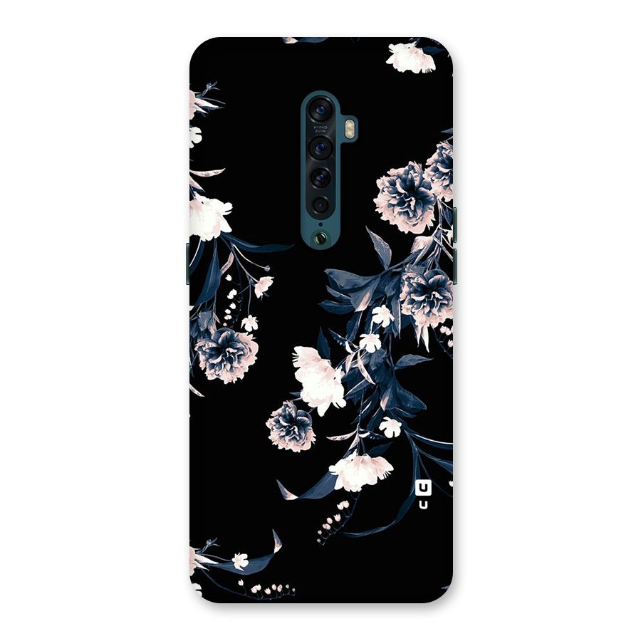 White Flora Back Case for Oppo Reno2