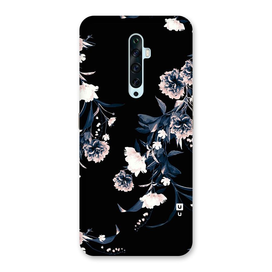 White Flora Back Case for Oppo Reno2 F