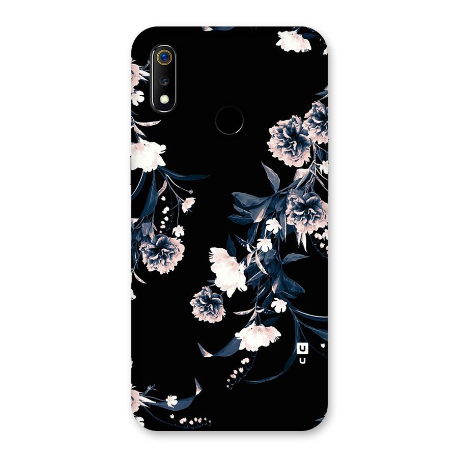 White Flora Back Case for Realme 3