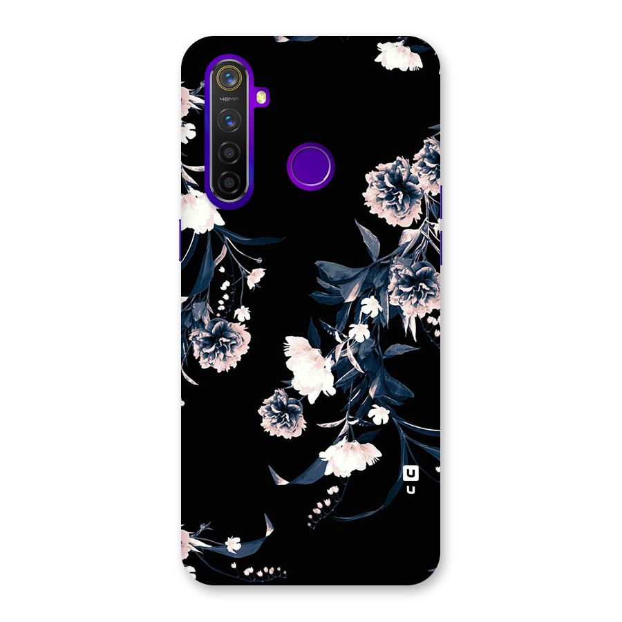 White Flora Back Case for Realme 5 Pro