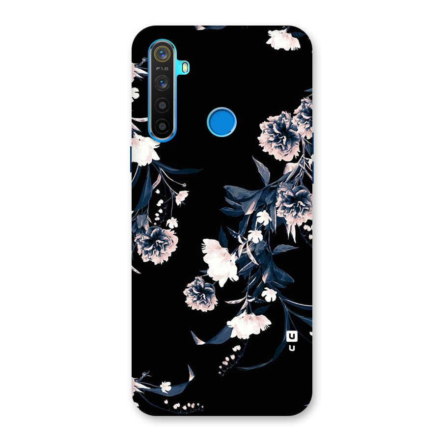White Flora Back Case for Realme 5s