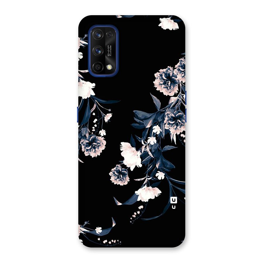 White Flora Back Case for Realme 7 Pro