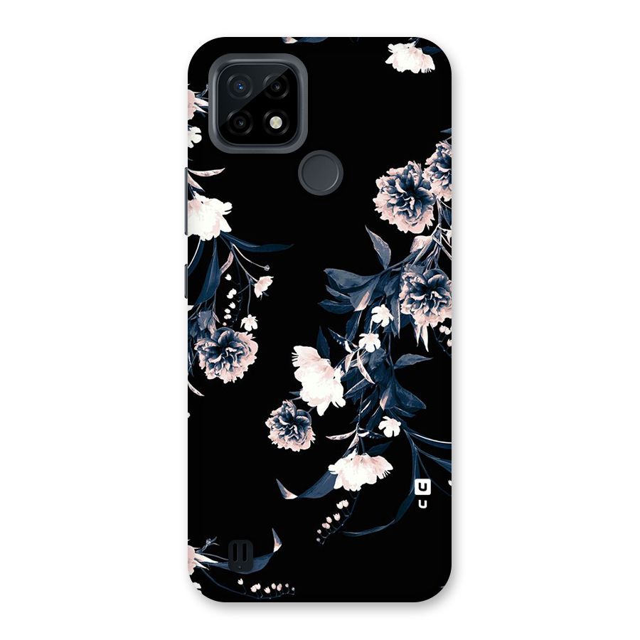 White Flora Back Case for Realme C21