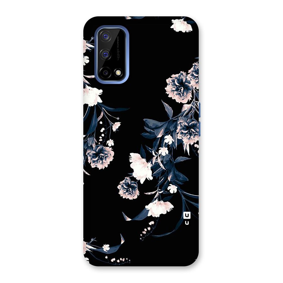 White Flora Back Case for Realme Narzo 30 Pro