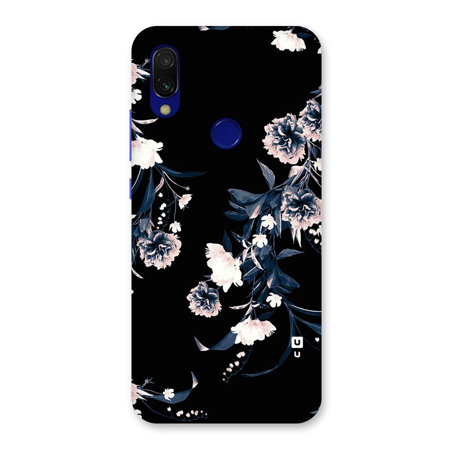 White Flora Back Case for Redmi 7