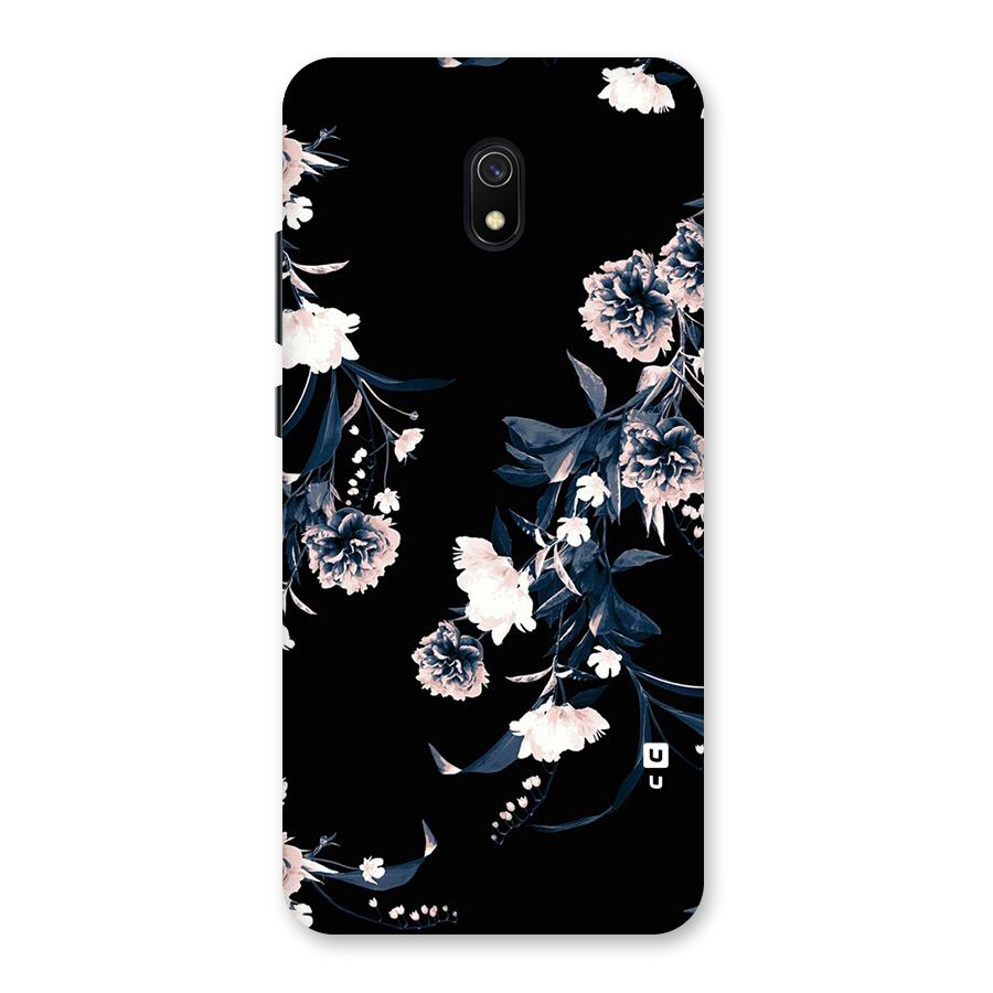 White Flora Back Case for Redmi 8A