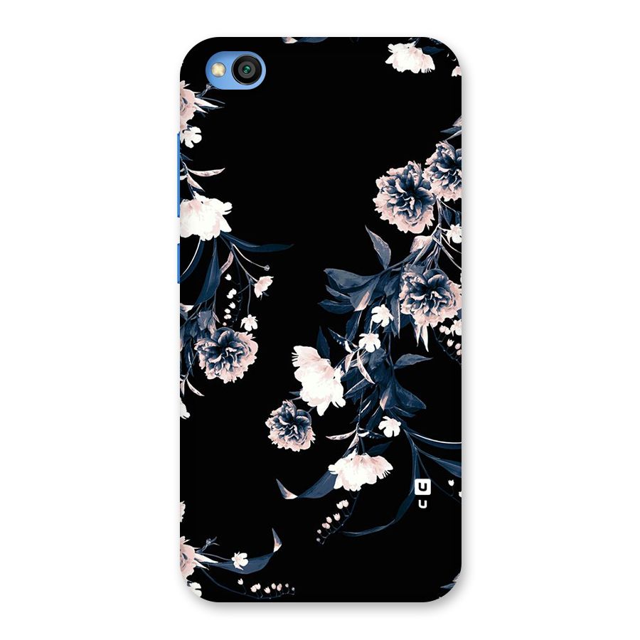 White Flora Back Case for Redmi Go