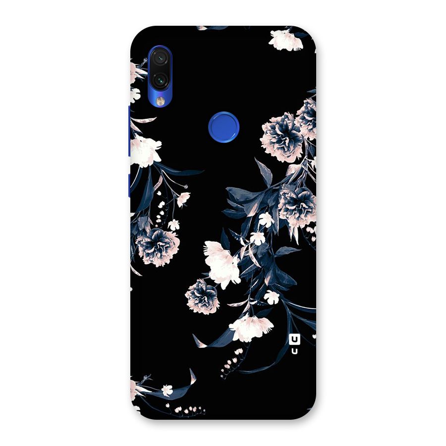 White Flora Back Case for Redmi Note 7S