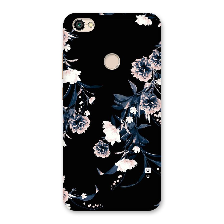 White Flora Back Case for Redmi Y1 2017