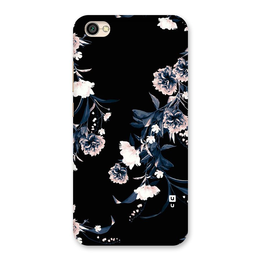 White Flora Back Case for Redmi Y1 Lite