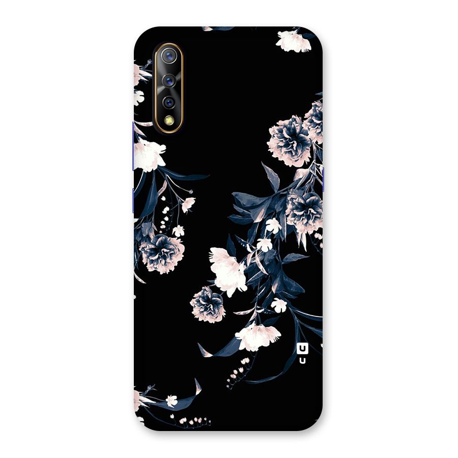 White Flora Back Case for Vivo S1