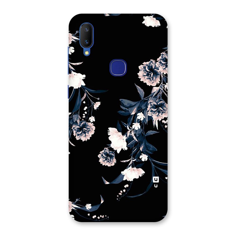 White Flora Back Case for Vivo V11