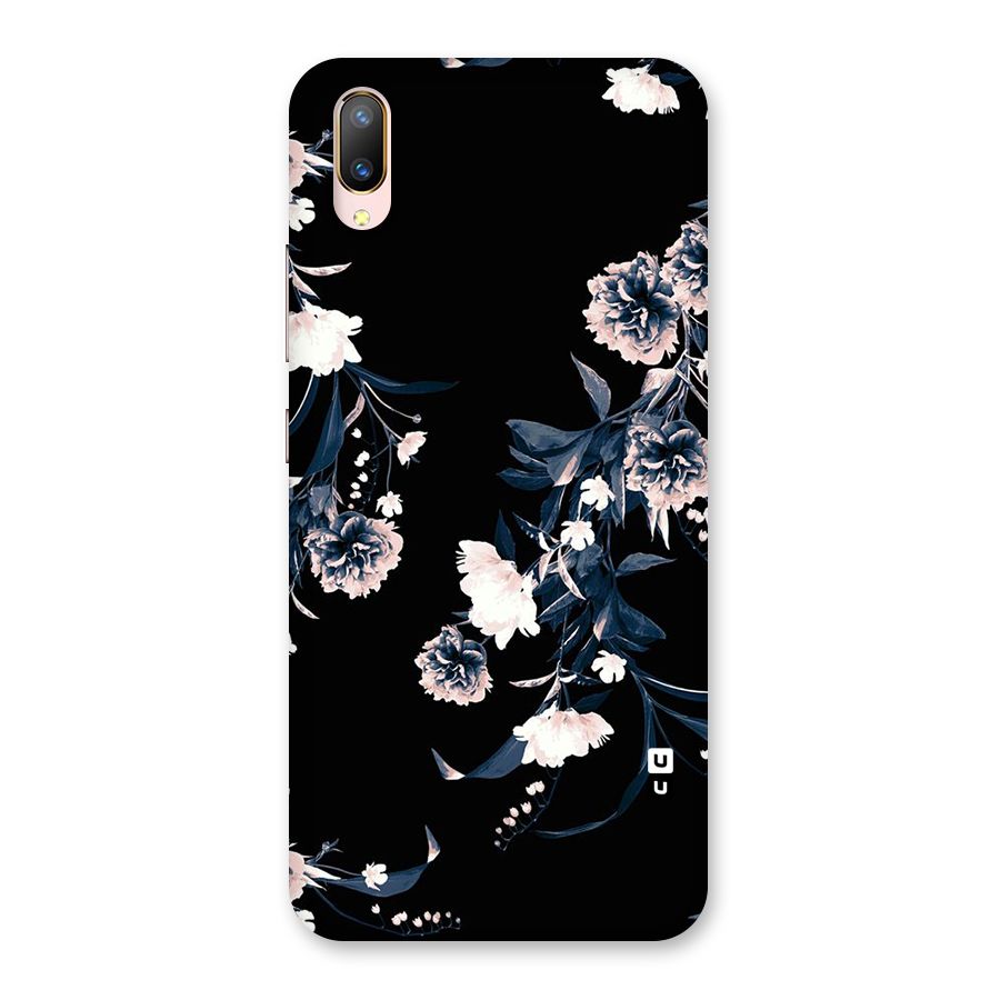 White Flora Back Case for Vivo V11 Pro