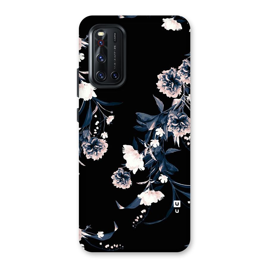 White Flora Back Case for Vivo V19