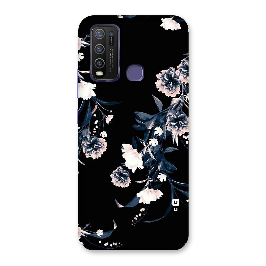 White Flora Back Case for Vivo Y50
