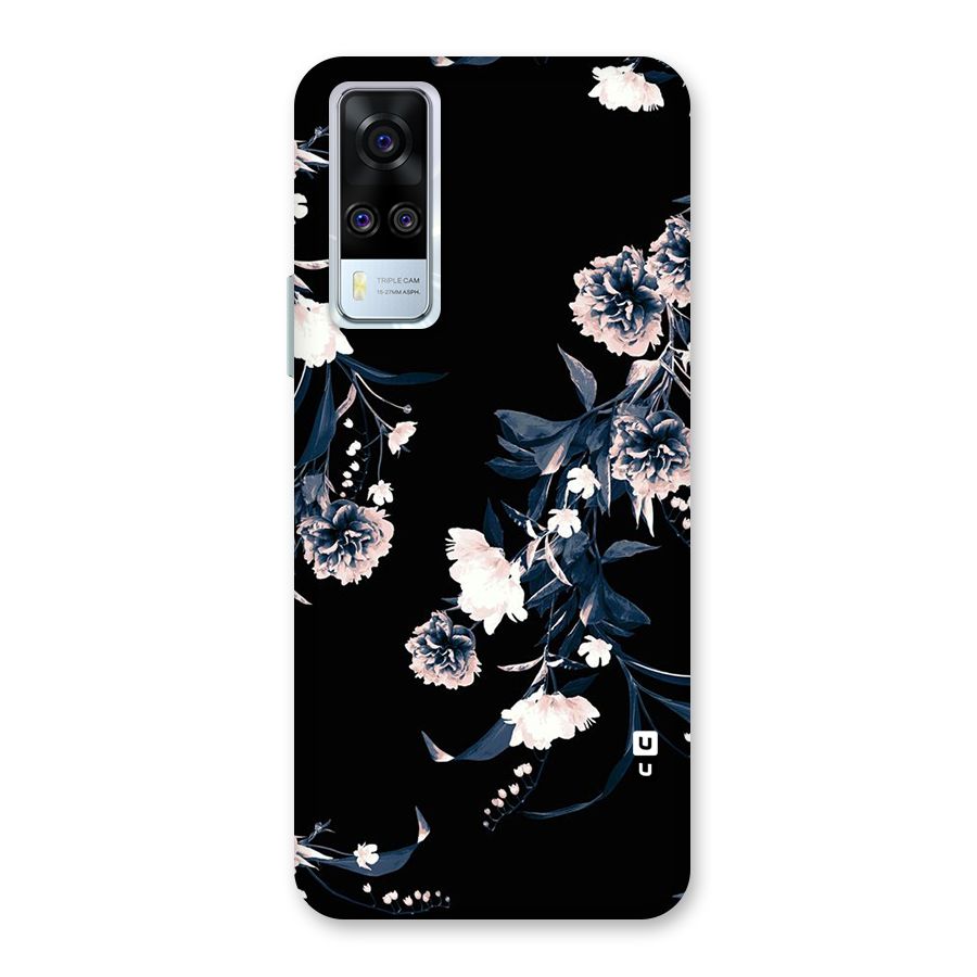 White Flora Back Case for Vivo Y51
