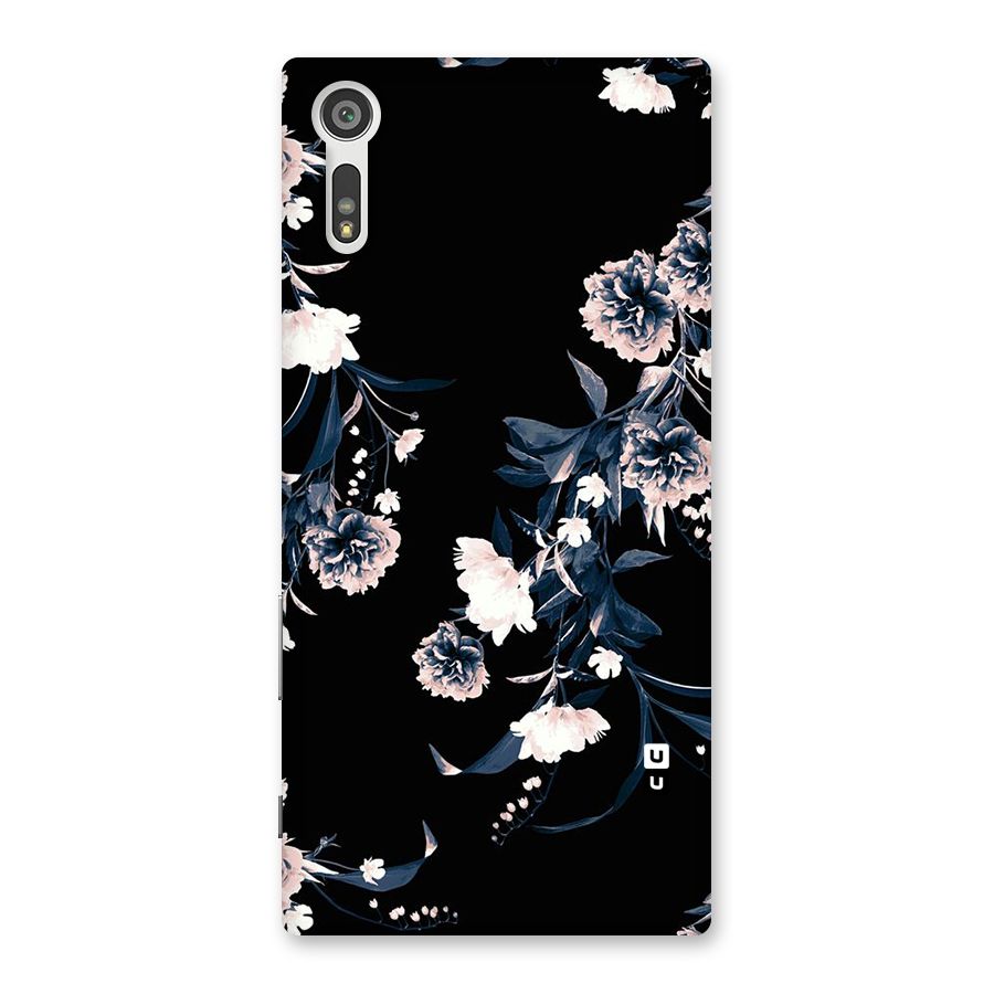 White Flora Back Case for Xperia XZ