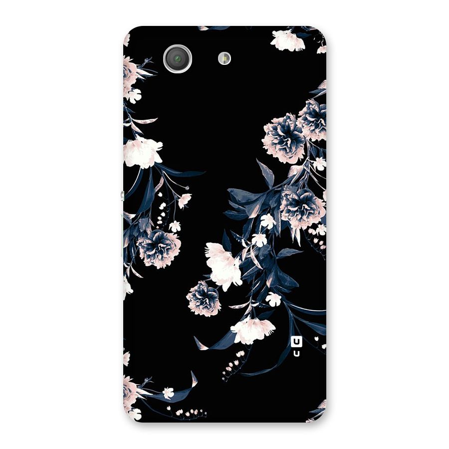 White Flora Back Case for Xperia Z3 Compact