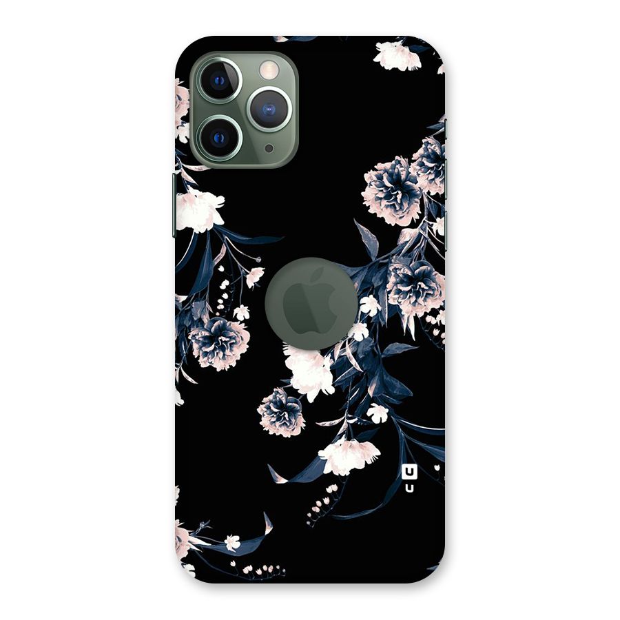 White Flora Back Case for iPhone 11 Pro Logo  Cut