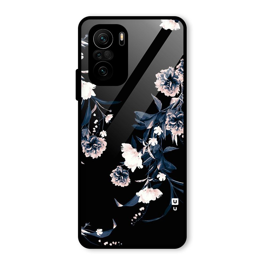 White Flora Glass Back Case for Mi 11X Pro