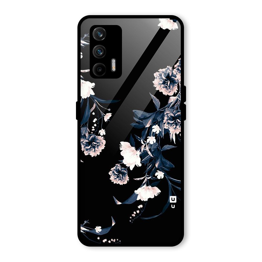 White Flora Glass Back Case for Realme GT 5G