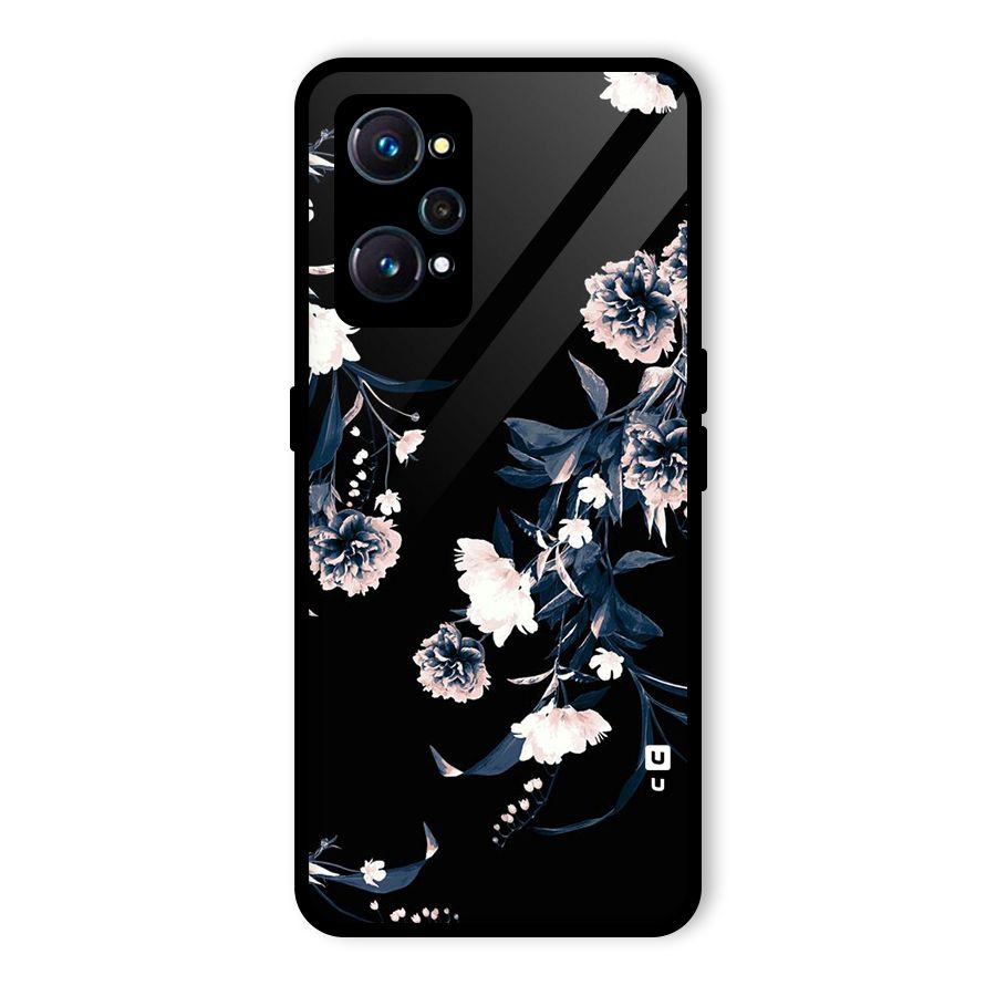 White Flora Glass Back Case for Realme GT Neo2
