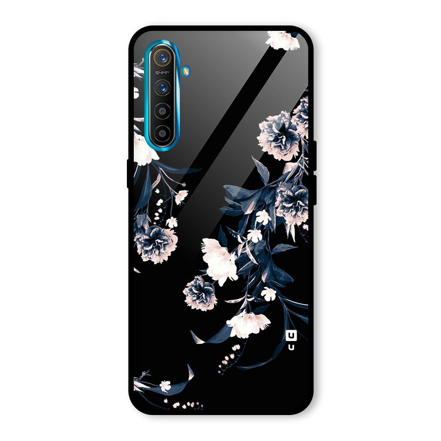 White Flora Glass Back Case for Realme X2