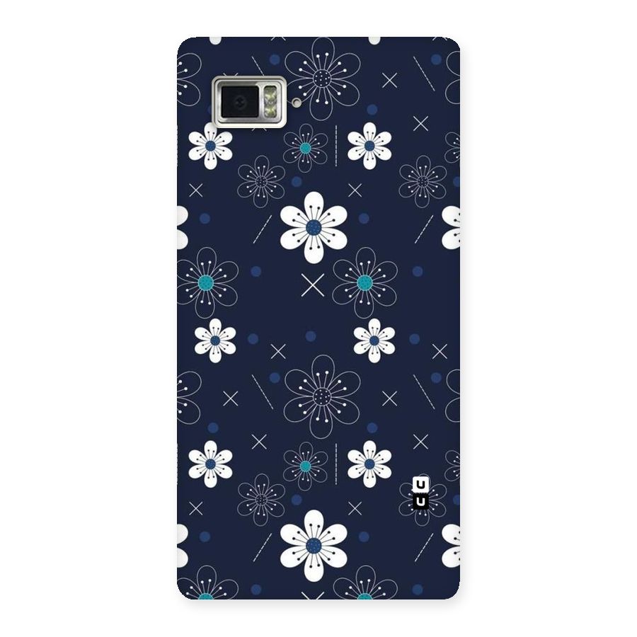 White Floral Shapes Back Case for Vibe Z2 Pro K920