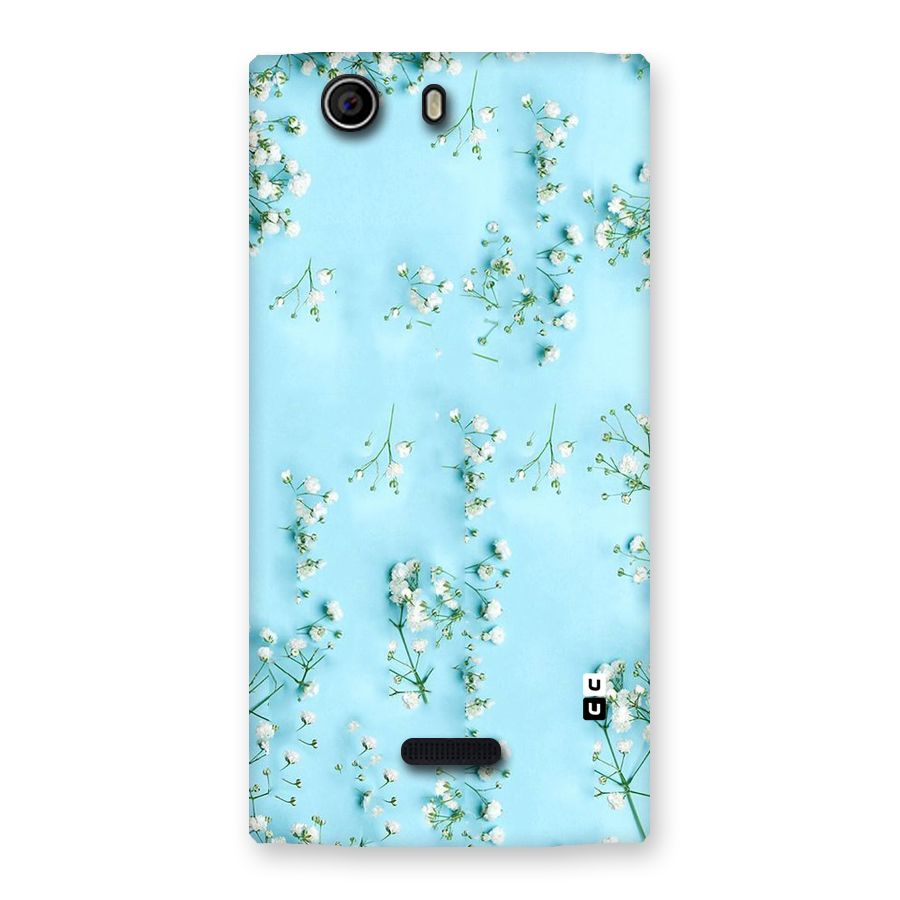 White Lily Design Back Case for Canvas Nitro 2 E311